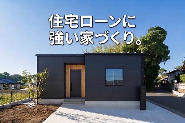 住宅ローンに強い家づくり。